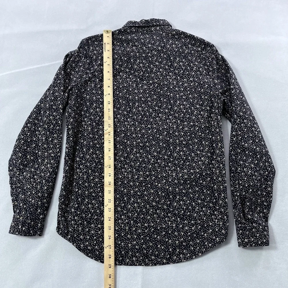 Denim & Supply‎ Ralph Lauren Shirt Men Medium Navy Micro Floral Button Up